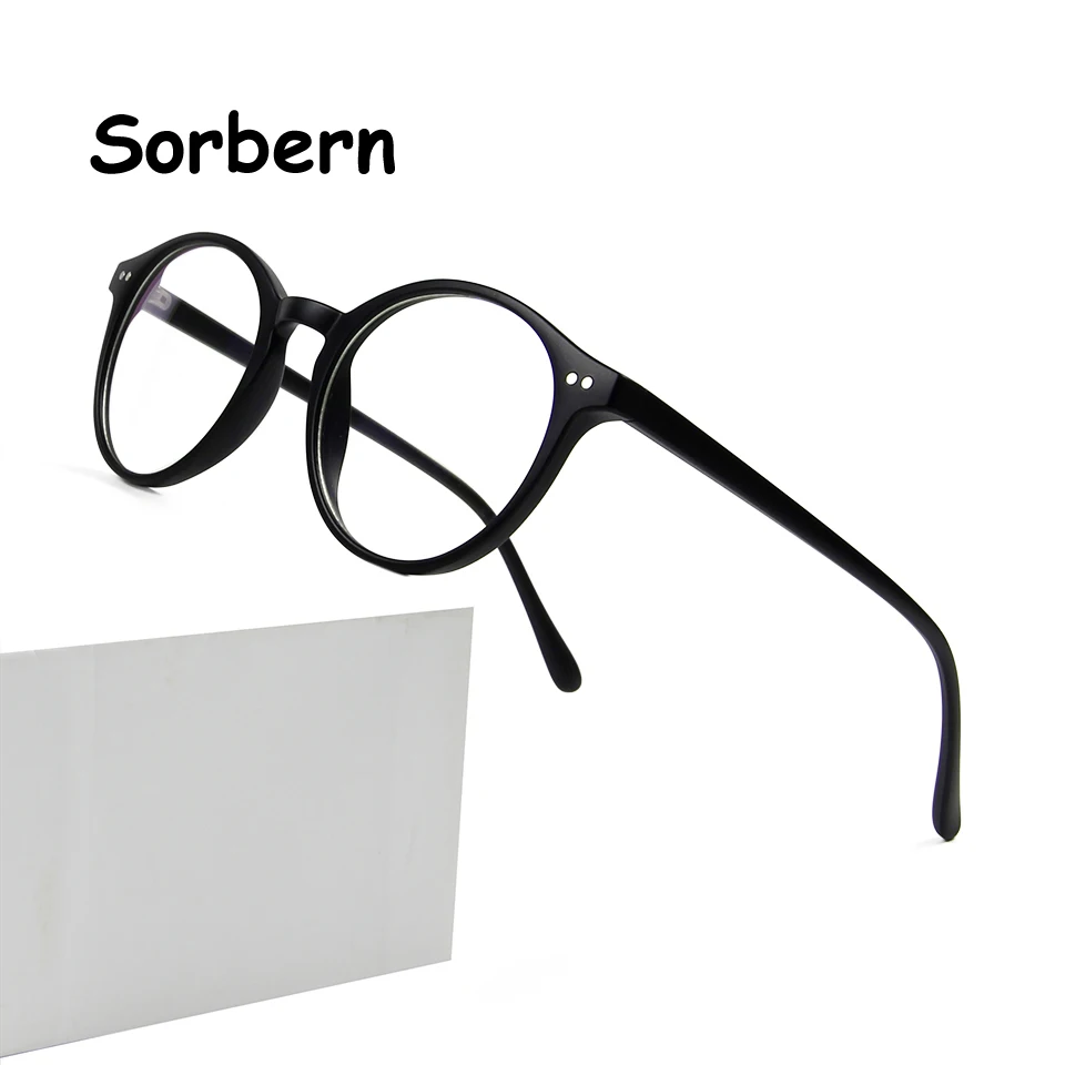 Очки для работы за компьютером женские TR90 прозрачные круглые с защитой от