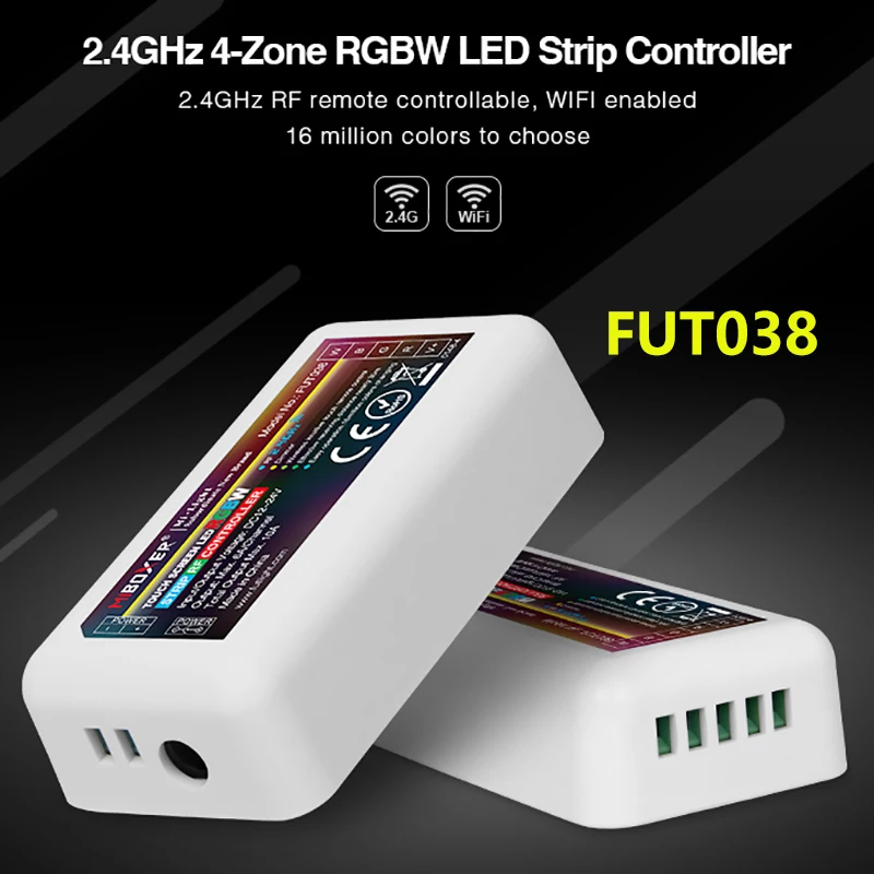 Mi светильник 2 4 г зоны FUT095 FUT096 RGB/RGBW светодиодный контроллер Кнопка/сенсорный
