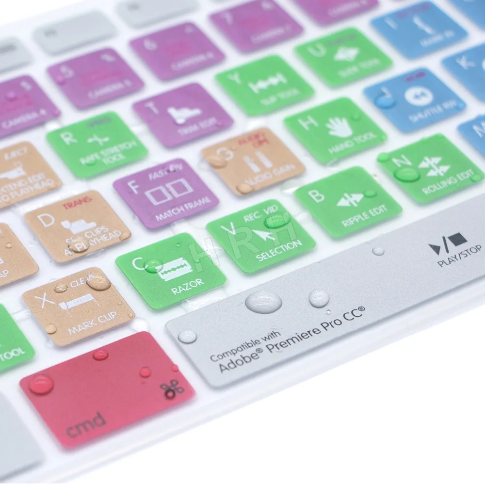 HRH Защитная крышка клавиатуры для Apple Проводная клавиатура USB Для iMac G6|keyboard cover