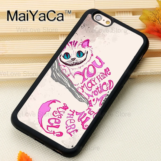 Чехол для телефона MaiYaCa Alice in Wonderland Cheshire Cats для iphone 11 Pro MAX X XR XS MAX 6 6S 7 8 Plus 5 5S TPU