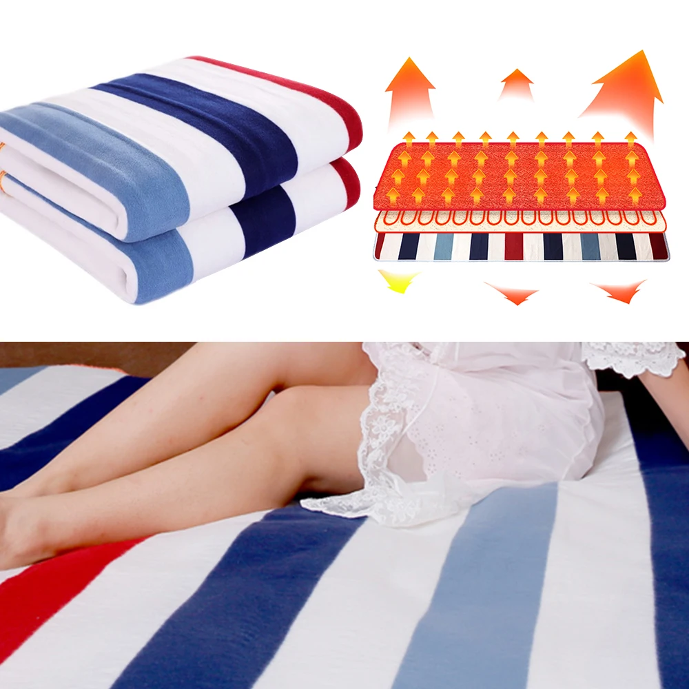 Euro Electric Heater Blanket Heated 220V Thicker Heating for Body Manta Double Blankets Sheet Mattres | Дом и сад