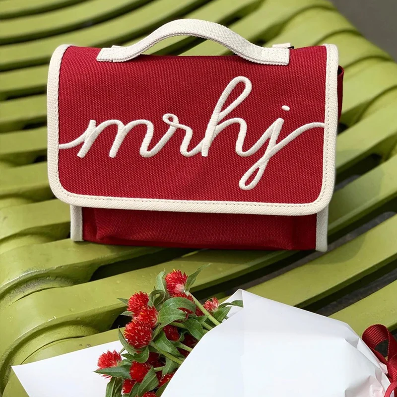 Модная женская сумка с клапаном маленькая квадратная сумка-мессенджер буквами