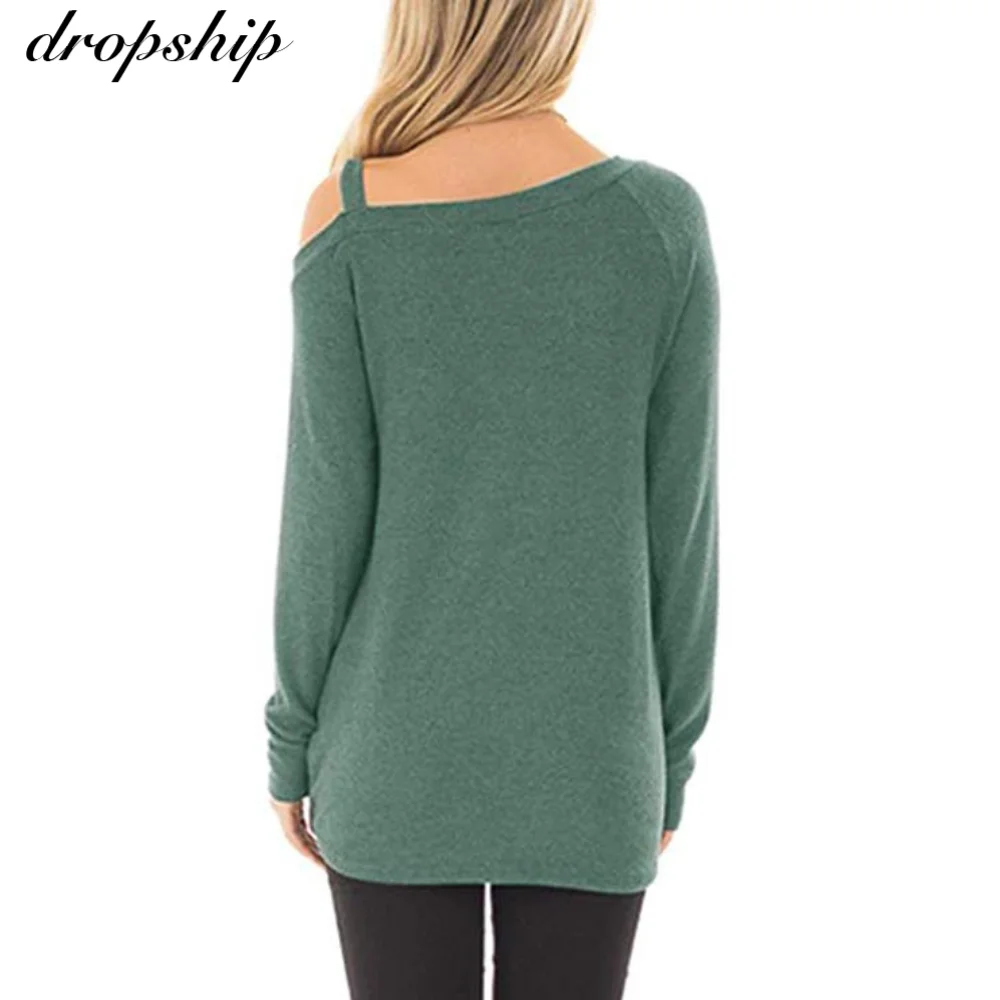 

Fashion Women Casual Loose T-Shirts Color Matching Design O-Neck Long Sleeve Stripe Print Autumn Winter Pullovers Top