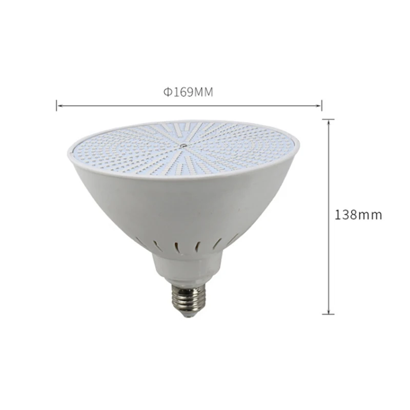 

High Brightness Underwater Light 12V 35W E27 PAR56 RGB LED Lamp For Swimming Pool Aquarium LED Lighting With Remote