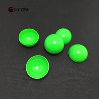 100pcslot 40mm diameter full green plastic pp toy capsules round ball for vending machine empty container shell kids gift new