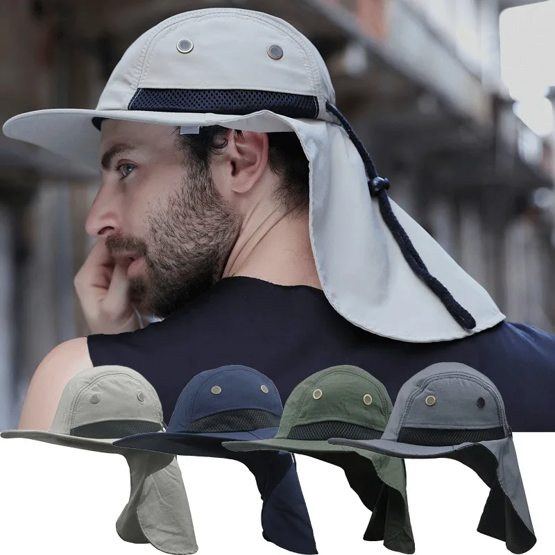Boonie Мужская кепка Legionnaire с козырьком для шеи Солнцезащитная УФ защита рыбалки