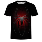 Футболка мужская летняя с 3D-принтом Человека-паука и круглым вырезом
