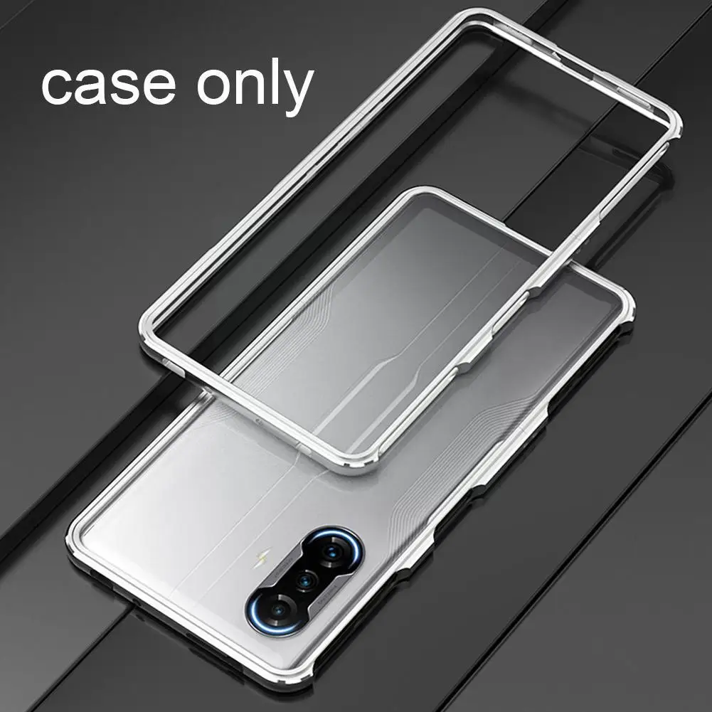 

1PCS Suitable For Xiaomi Poco F3 GT For Redmi K40 Metal Type Enhanced Fall Edition Case Game Case Protection Frame Phone N6A2