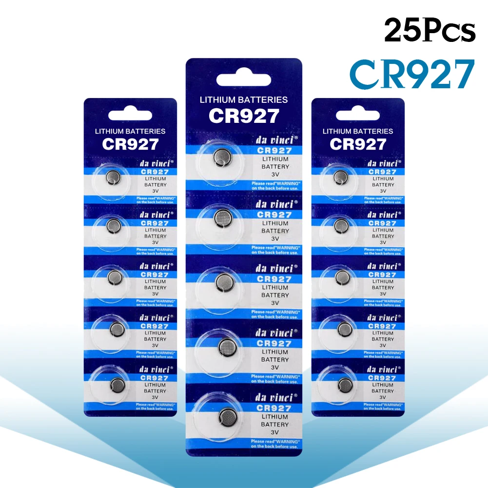 25 шт. литий ионные батарейки 3 в CR927 927 DL927 BR927|Часовые батарейки| |