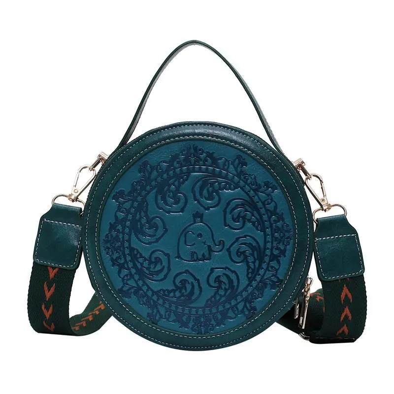 

Mini Round Design Luxury Brand Bags for Women 2021 Female Handbags Shoulder Ladies Winter Leather Vintage Crossbody Purses