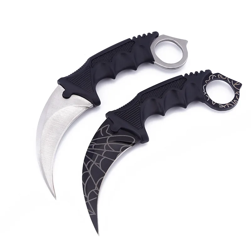 Karambit CS GO нож Косплей CSGO Тактический Открытый лагерь охотничьи ножи titanium цвета