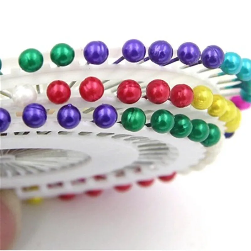 480 шт./лот швейные булавки с круглой жемчужной головкой для изготовления одежды