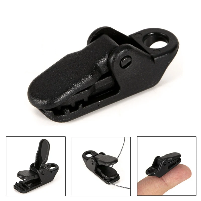 10 шт. зажим для палатки тент навеса брезент защелкивающийся брезента якорь