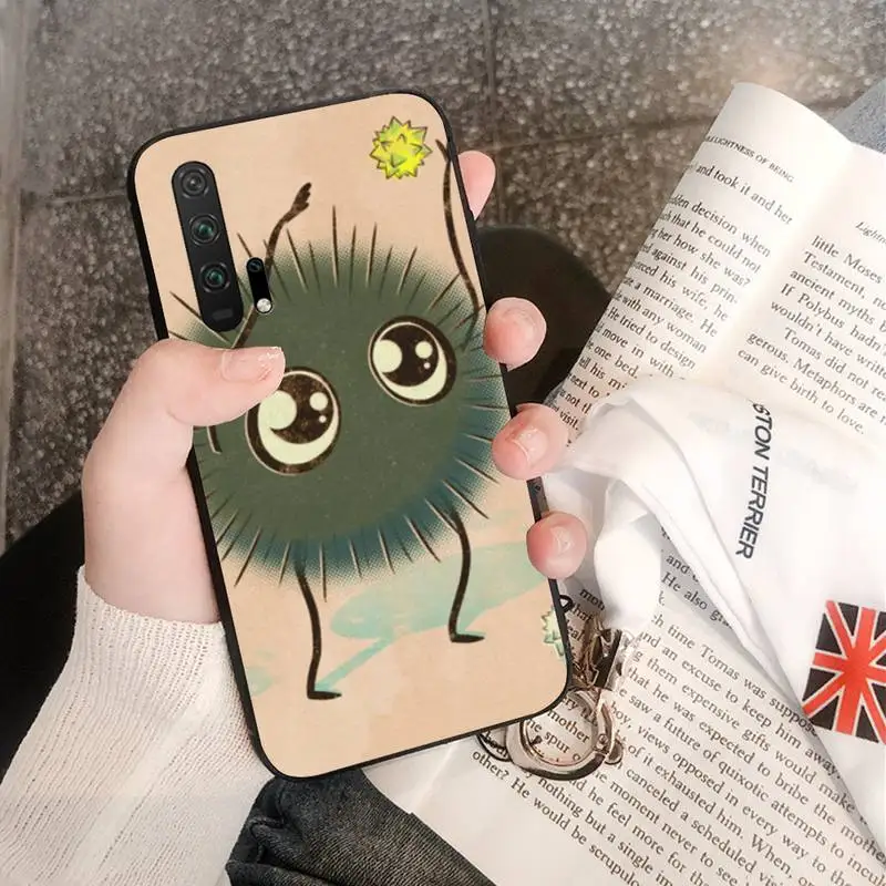 

Studio Ghibli Spirited Away Soot Totoro Phone Case For Huawei Honor 7A/8X/9/9Lite/10/10Lite 9X 20 20S View30/30Pro Cases