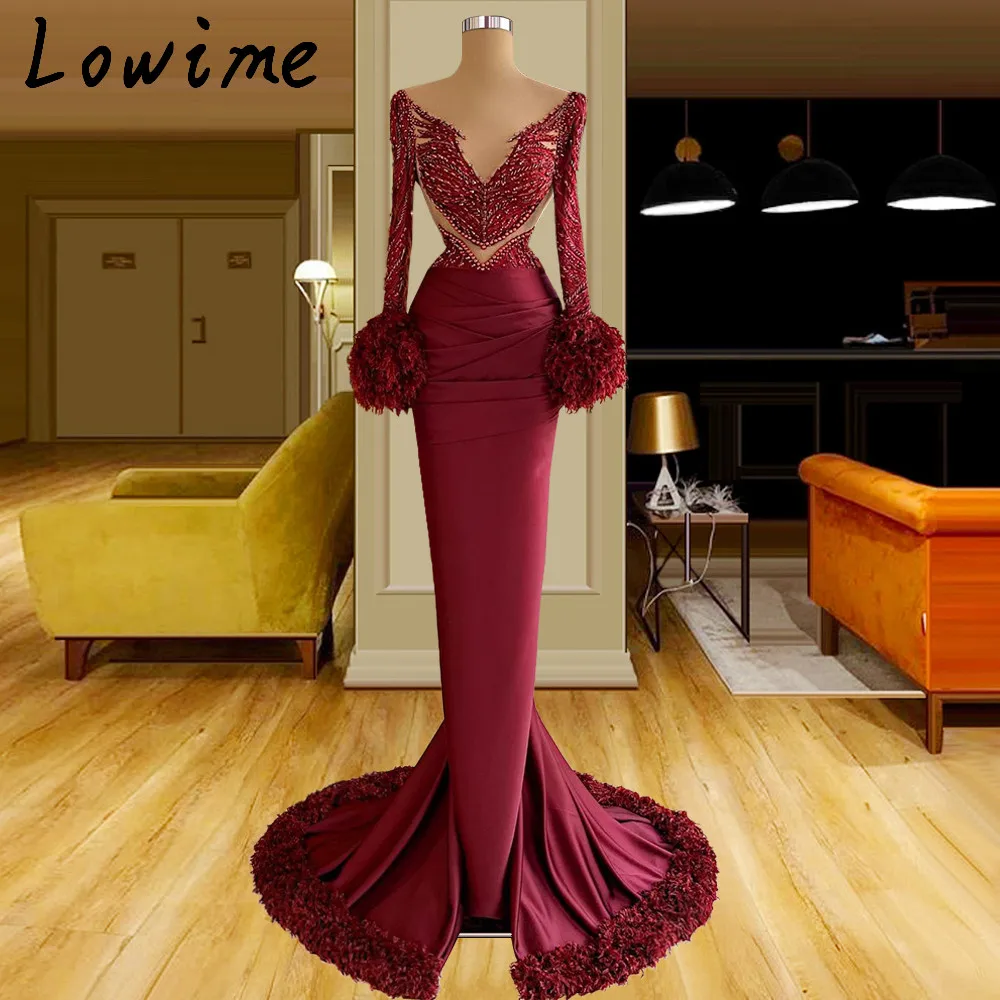 

Женское винтажное платье с длинным рукавом, V-образным вырезом и цветочным принтом