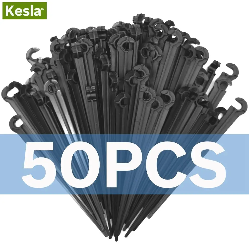50 шт. прочный 1/4 'ɼ-образный крючок фиксированный держатель стойки стержня