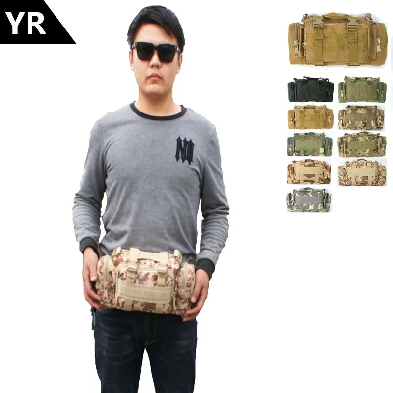 Мужская поясная сумка с тремя тактиками Сумка Molle высокое качество нейлоновый