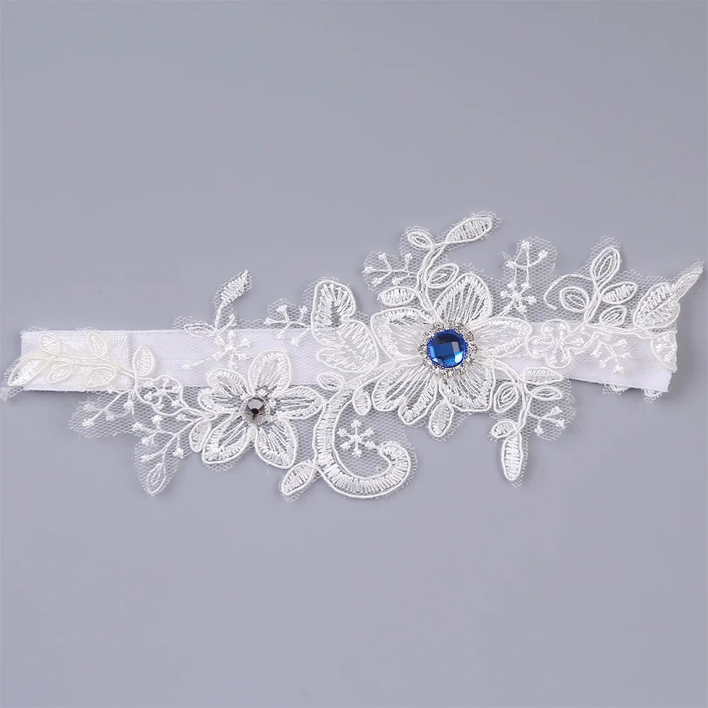 

Women Thigh Ring Cosplay Elastic Rhinestone Floral Leg Garter Embroidery Wedding Party Bridal Exquisite Sexy Comfortable Fashion