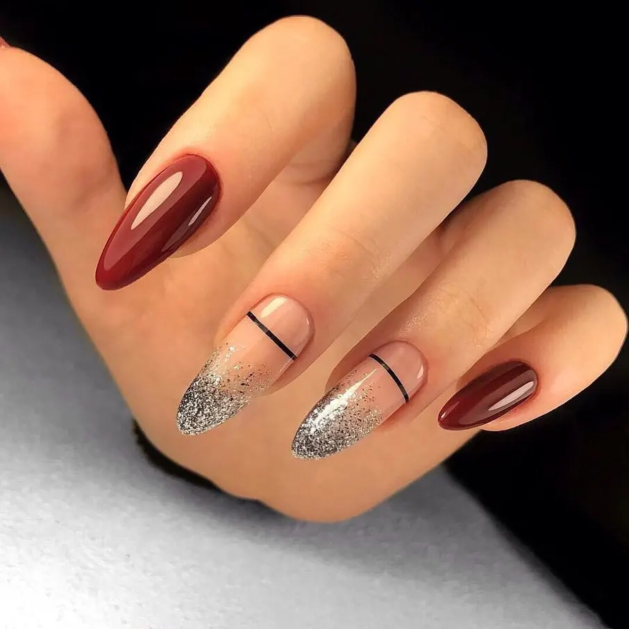 Накладные ногти миндальные длинные 100 шт./кор. полное покрытие Типсы для ногтей