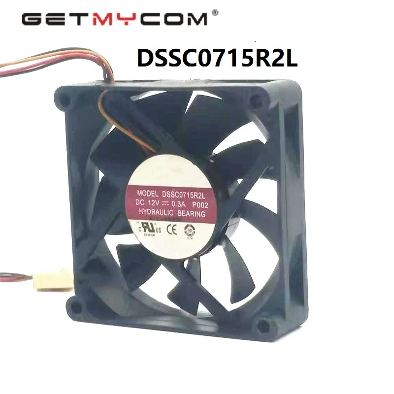 Оригинальный вентилятор охлаждения Getmycom DSSC0715R2L постоянный ток 70x70x15 мм 12 В 0 3 а 100