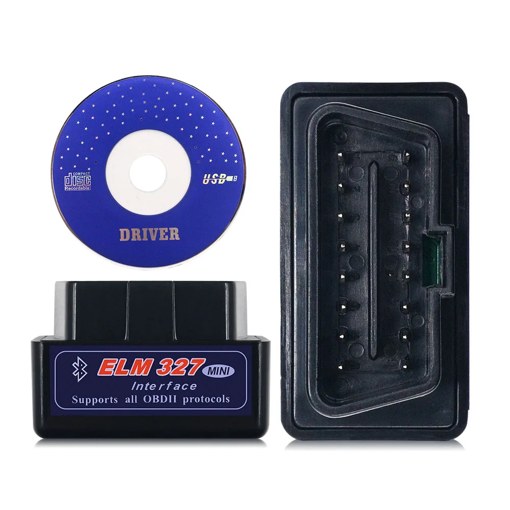 

ELM327 V1.5 BT OBD2 Car Code Scanner ELM 327 Bluetooth-Compatible V1.5 V2.1 OBDII Auto Diagnostic Code Reader Support Android PC