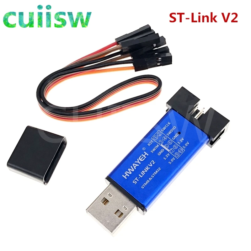 ST Link V2 автоматическое обновление идеальная поддержка STM8 STM32 загрузчик