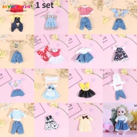 2021 doll dress fashion casual wear handmade girl clothes for doll accessories diy toys baby doll
