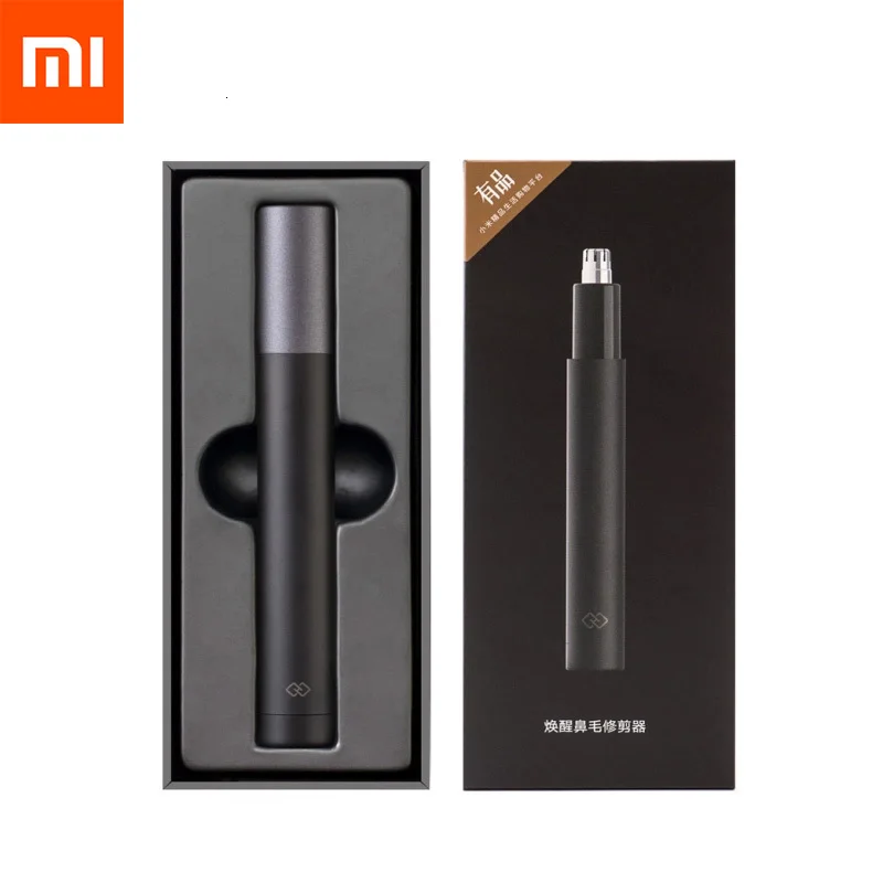 Xiaomi Мини Электрический триммер для волос в носу HN1 портативная Минималистичная Бритва для ушей в носу Водонепроницаемая безопасная для семейного ежедневного использования