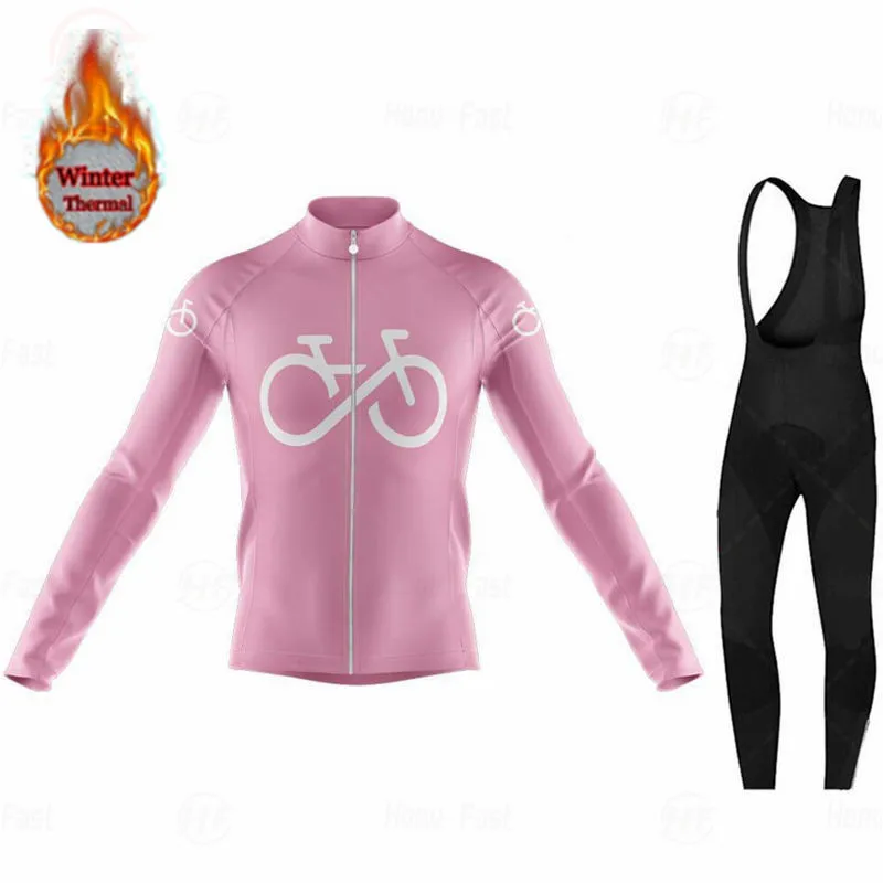 Зимняя одежда для велоспорта Go Pro 2021 Мужская трикотажная с длинным рукавом