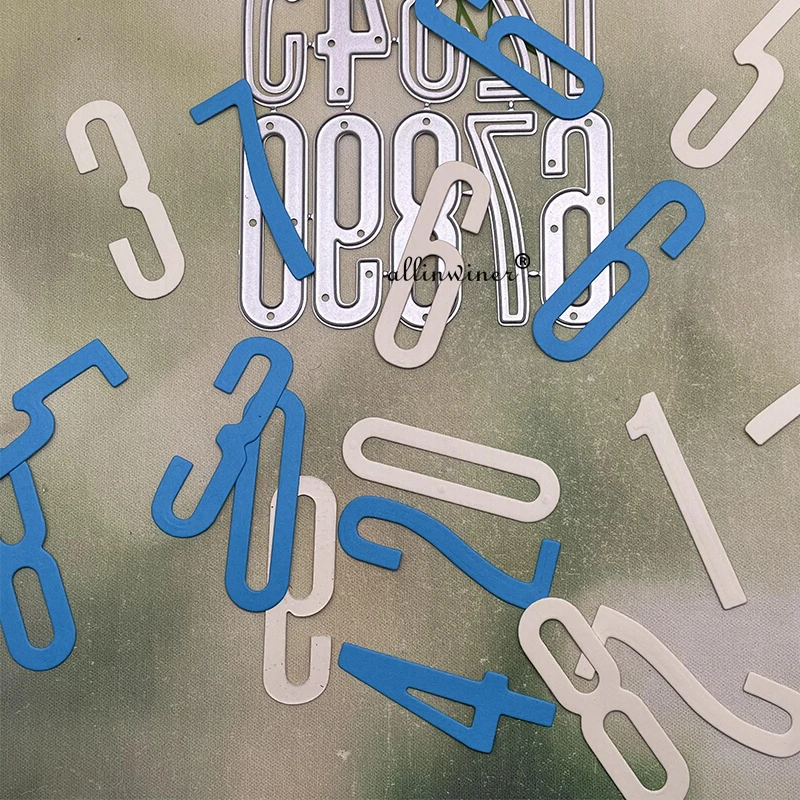 

Металлические Вырубные штампы с цифрами для рукоделия, скрапбукинга, альбома, бумаги, вырубки для тиснения