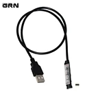 Соединительный USB-кабель, 5 в пост. Тока, 50 см, 100 см, с функцией управления 3 кнопками, 4 контакта, для ленты 5050 3835 RGB, светильник с управлением цветом