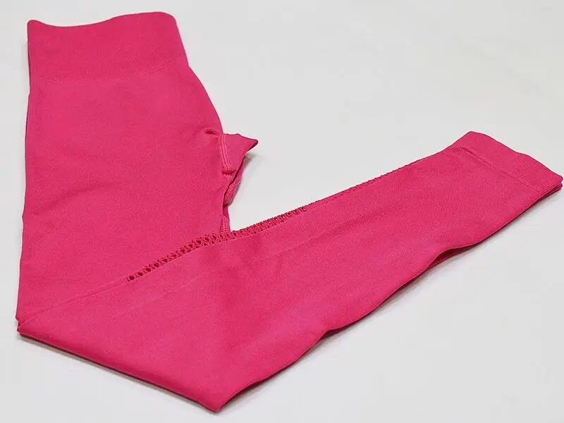 Бесшовный комплект для йоги женская одежда спортзала спортивная сетчатые