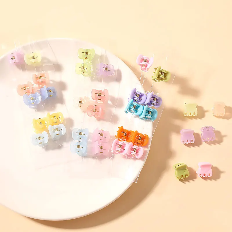 

12 шт. заколки для волос для женщин и девочек, аксессуары для волос, красочные пластиковые заколки для волос, детские заколки для волос, модны...