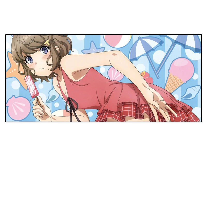 1 шт. аниме мультфильм Rascal не мечта о девочке Банни Senpai Sakurajima Mai коврик для мыши с