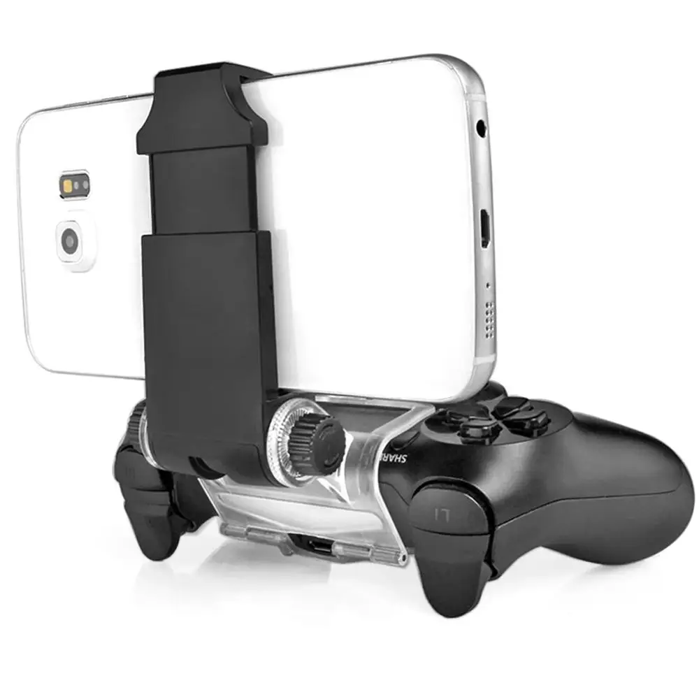 Smart Phone Clip Clamp Stand Bracket PS4 Accessories for PlayStation 4/Slim/Pro Dualshock 4 Controller Holder Joystick Mount | Электроника