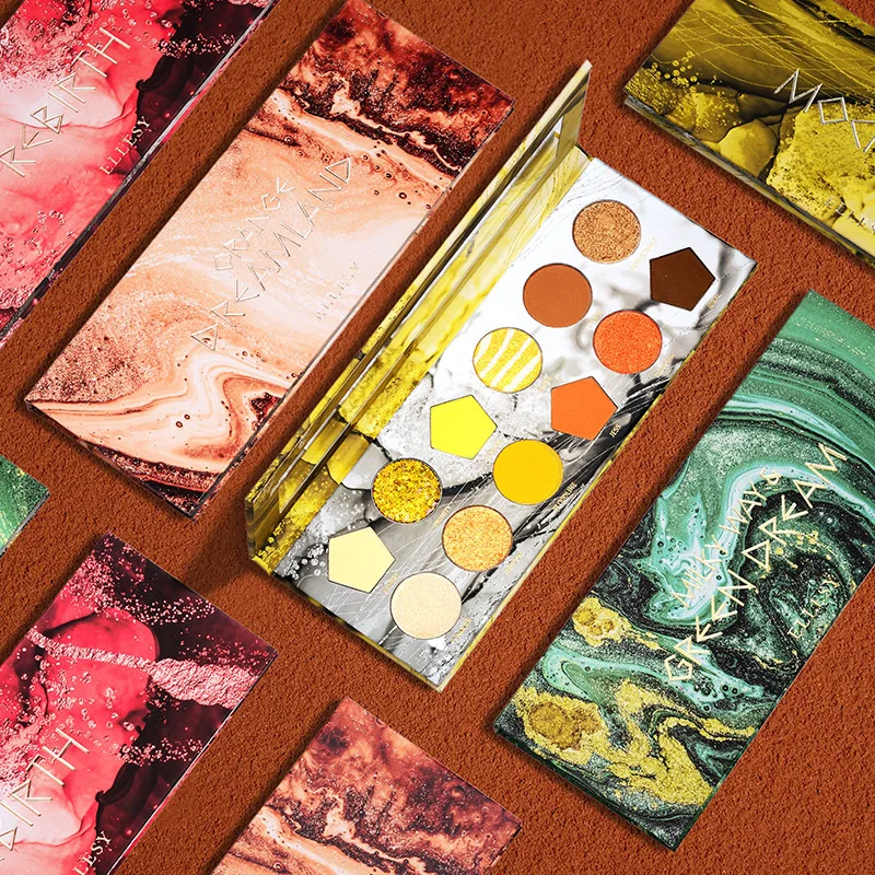 

12 Color Baked Eyeshadow Glitter Big flash Makeup Nude Matte Shadow Waterproof Cosmetic Shimmer Eye Shadow Palette