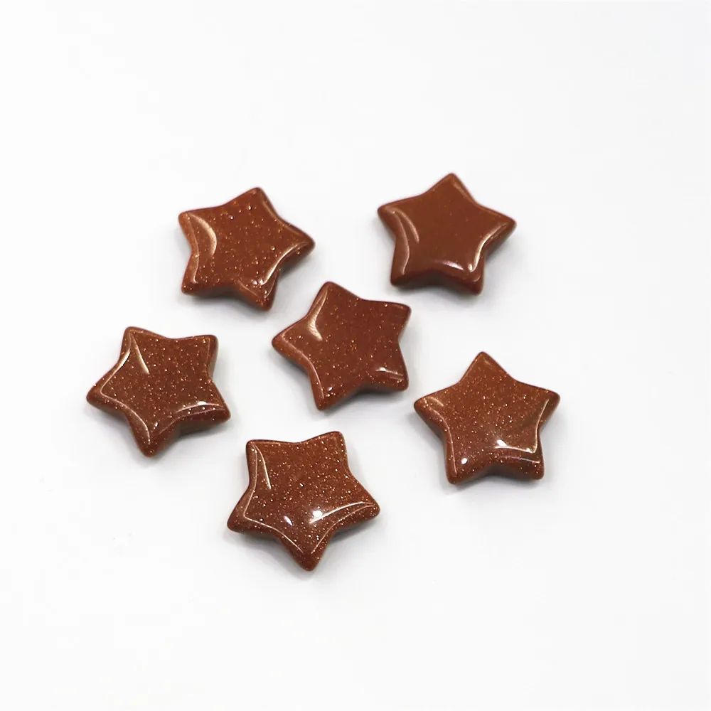 10 шт. золотой песчаник пятиконечная звезда Хранитель украшение для дома DIY