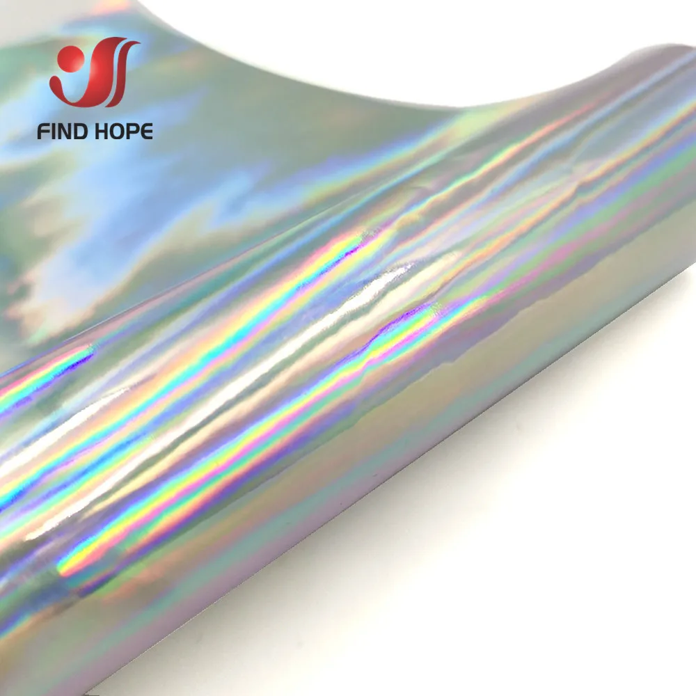 Голографическая пленка Rainbow Silver
