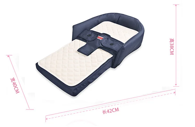 Multifunctional Newborn Separating Bed Portable Foldable Crib Bed Folding Chair for Children images - 6