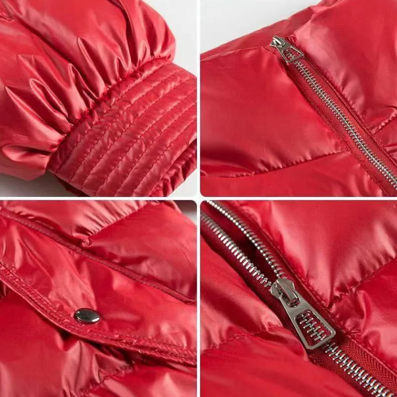 

short women fashion fashion small warm and 2020 winter new bright thick down jacket