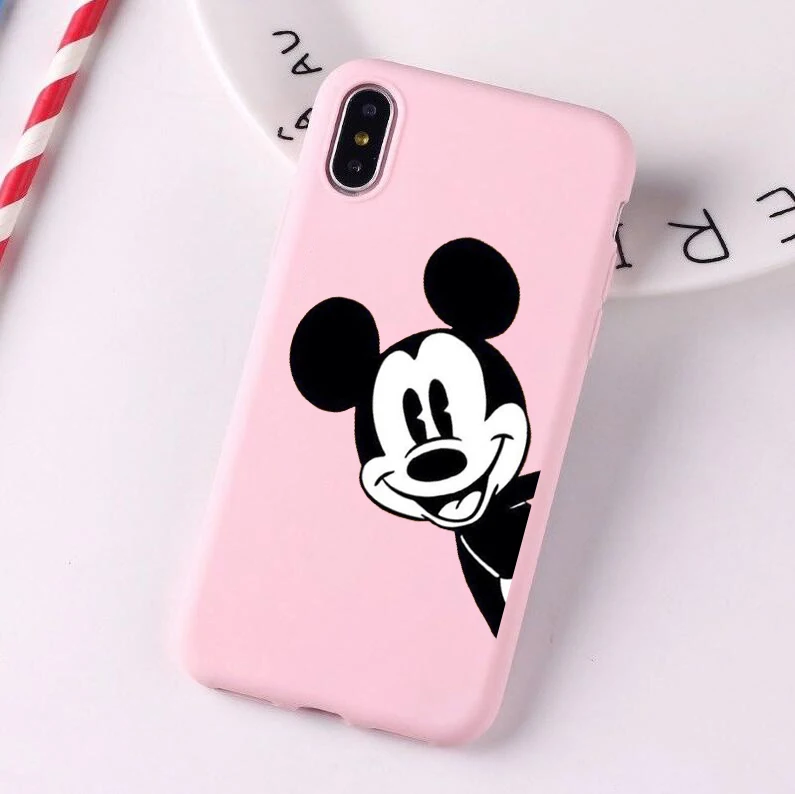 Мягкий термополиуретановый чехол с Микки и Минни для huawei p30 pro p30 lite p20 pro p10 mate 20 p10 lite honor 9 lite honor 10 lite