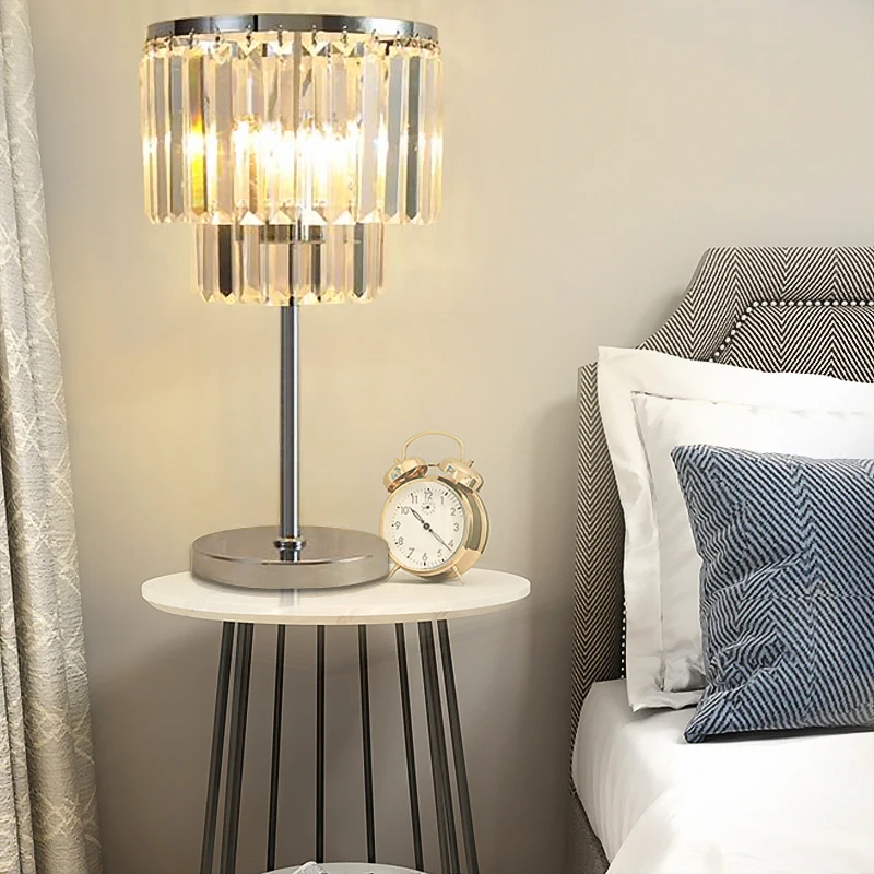 Минималистичные Настольные светильники с теплым светом для спальни рядом