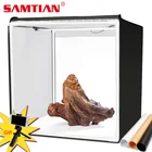 SAMTIAN светильник 40 см коробка для фотографий складной софтбокс коробка с фотографиями 3 цвета фон для фотостудии палатка с регулируемой яркостью