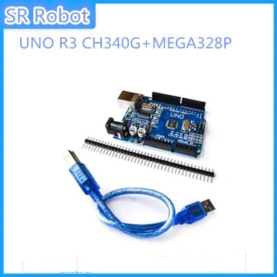 Высокое качество один Комплект UNO R3 CH340G + MEGA328P Чип 16 МГц для Arduino плата развития USB
