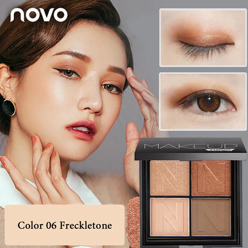 4 цвета тени для век матовые бесконечное очарование красота мерцание Сияющие