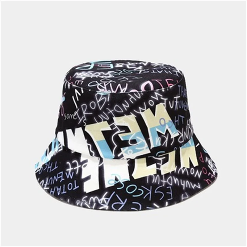 

2021 new summer men's women's fisherman English alphabet cotton hat hip-hop beach hat