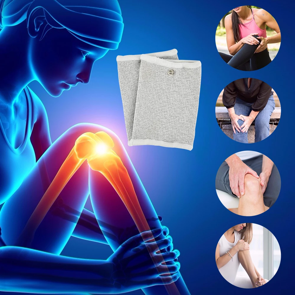

Conductive Silver Fiber EMS Gloves+Socks+Bracers+Cable Electrode Therapy Body Muscle Massager Kit Electrotherapy Unit Physical