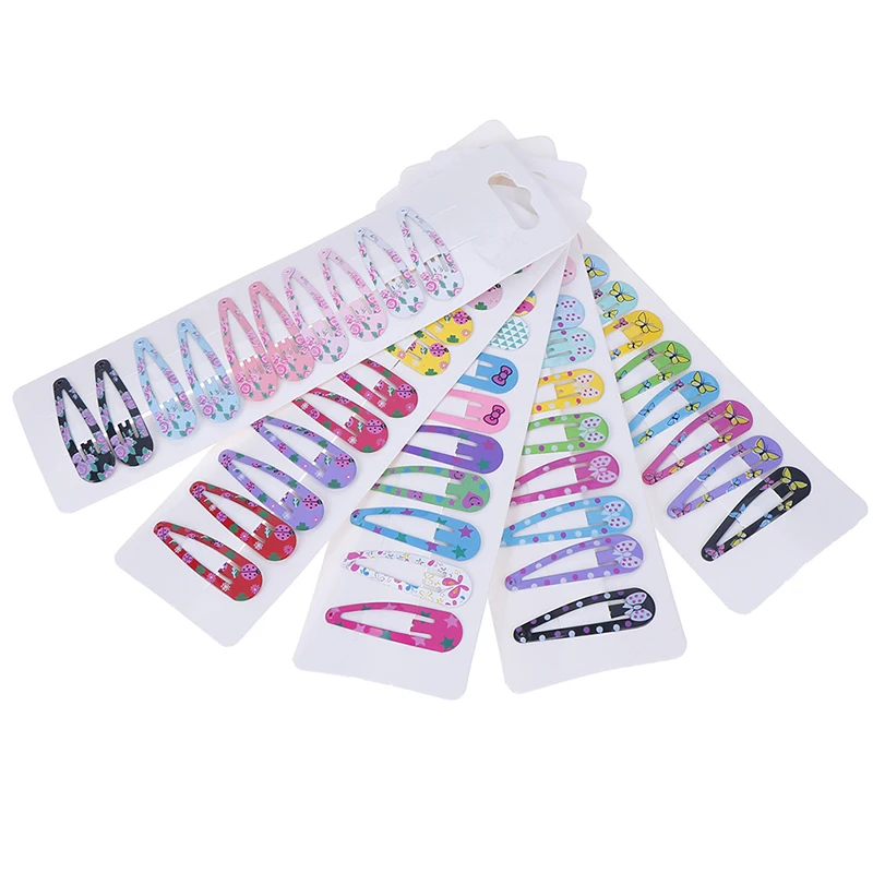 Заколка для волос в форме сердца разные цвета 10 шт. | Красота и здоровье