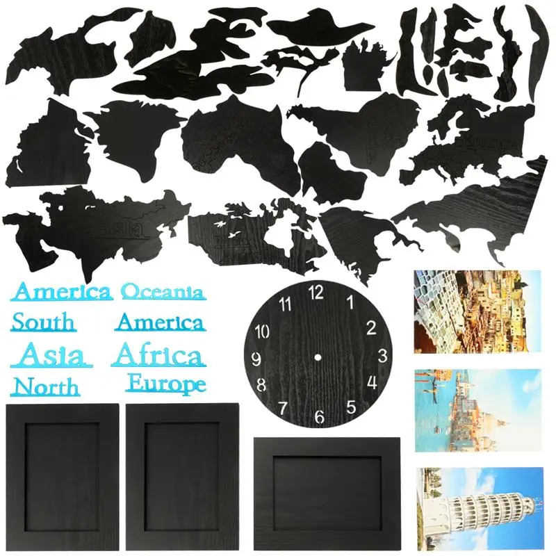 Настенные декоративные часы настенные украшения для гостиной спальни 1 комплект