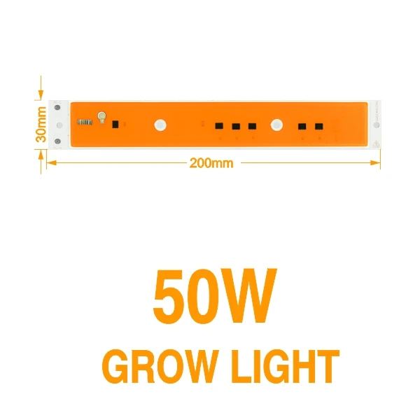 50W Grow Light Осветитель светодиодный в форме бус 30 Вт 50 Вт 80 Вт полный спектр Теплый Холодный белый 220 В фитолампа прожектор DIY для выращивания внутри помещений рост посевов - Цвет: 50W Grow Light
